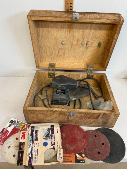 CRAFTSMAN INDUSTRIAL FINISHING SANDER AND SANDING DISCS