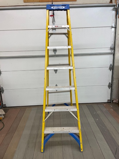 WERNER LADDER 7 Fiberglass Ladder