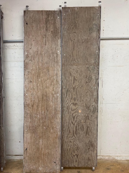 2x- Scaffolding ALUMINUM AND WOOD WALK BOARD 19x81