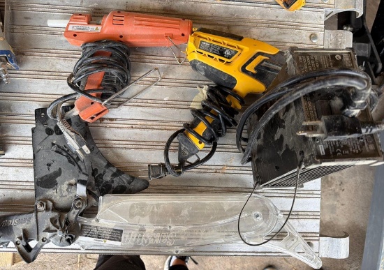 Mirka power supply, Wagner Heat Gun, and Hot Glue Gun