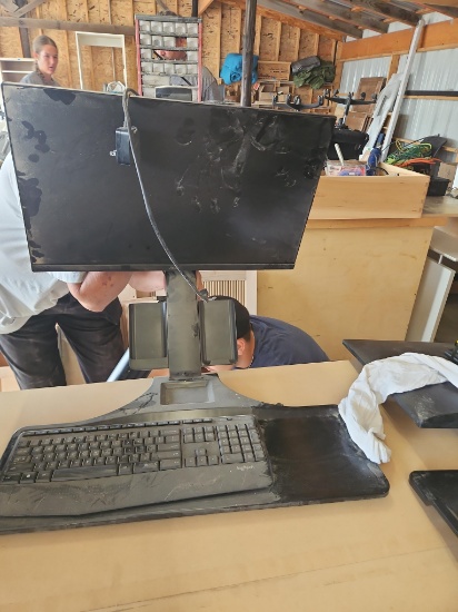 2x-Monitor workstation ACER x2