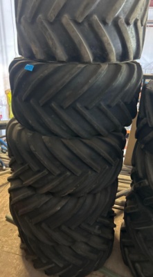 4- Chevron-Tread Tires - 23x10.50-12 Marking Visible