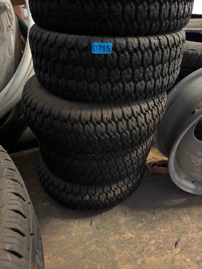Small Turf Tires & Assorted Coiled Hose/Tubing - Group