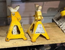 2- Heavy-Duty Adjustable Jack Stands