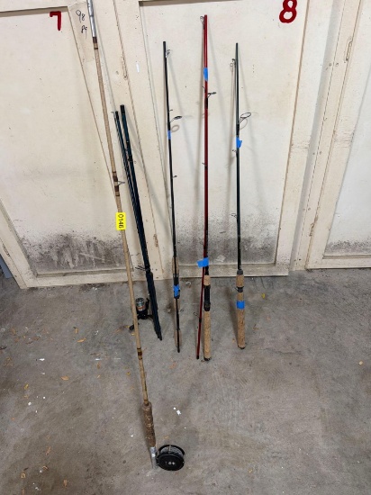 Shakespeare, Daiwa, & Assorted Casting and Spinning Fishing Rods