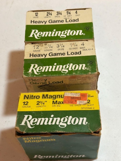 Remington 12 Gauge Nitro / Heavy Game Load Shotgun Shells
