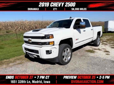 2019 Chevrolet 2500 Duramax Z71 Crew Cab - 56,000 Miles
