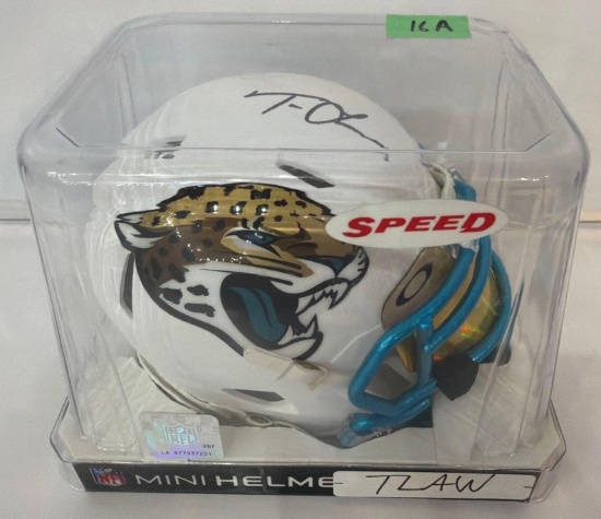 Trevor Lawrence Signed Jacksonville Jaguars Speed Mini Helmet - Fanatics COA