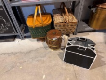 Assorted Picnic and Wicker Baskets