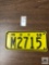 Vintage 1968 D.C. 5 digit license plate