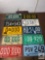 Lot of Assorted Canadian Provincial license plates from 1960's