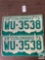 Pair of Colorado license plates