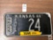 Kansas 1966 license plate