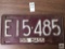 Massachusetts 1955 license plate