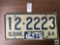 South Dakota 1964 license plate