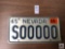 Nevada 1965 license plate #S00000