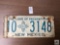 New Mexico 1951 license plate