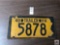 Pa 1940, Four character Trailer Registration Plate