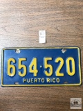 License plate, Puerto Rico