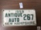 New Hampshire 1959 Antique Auto License Plate