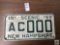 New Hampshire 1965 License Plate