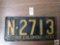 1933 District of Columbia Plate