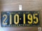 Antique 1934 Maryland TERCENTANARY license plate
