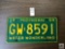 1959 Green Michigan plate