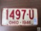 1946 Ohio plate