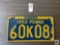 1952 Penna Plate