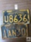 Two 1946 Penna plates