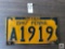 1947 Penna plate