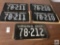 Set of 1966 consecutive and matching # Virginia plates