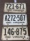 Three 1961 Virginia tags