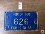 Detroit Motor Bus 1965