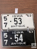 Two vintage Iowa 