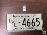 RARE undated Diplomat Washington D.C. Plate