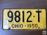 1950 Ohio plate