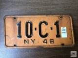 1946 New York plate