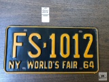 1964 New York World's Fair plate