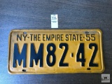1955 New York plate