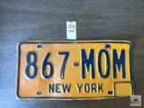 New York mid century plate