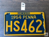 1954 Penna Plate