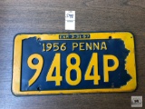 1956 Penna plate