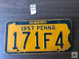 1957 Penna plate