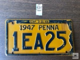 1947 Penna plate