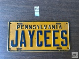 Pennsylvania Jaycees plate