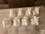 Horse Head Fence Post Toppers
