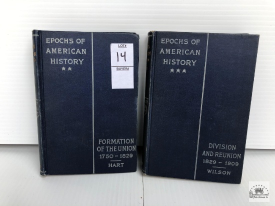 Two Hardbound American History Books