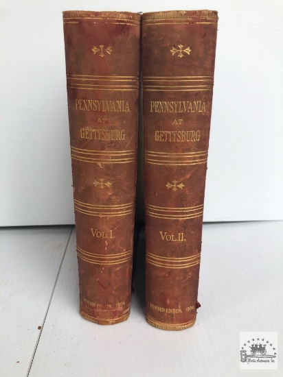 Two Antique Hardbound Civil War History Books